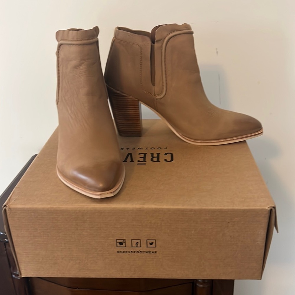Brand new, never worn Crevo booties.